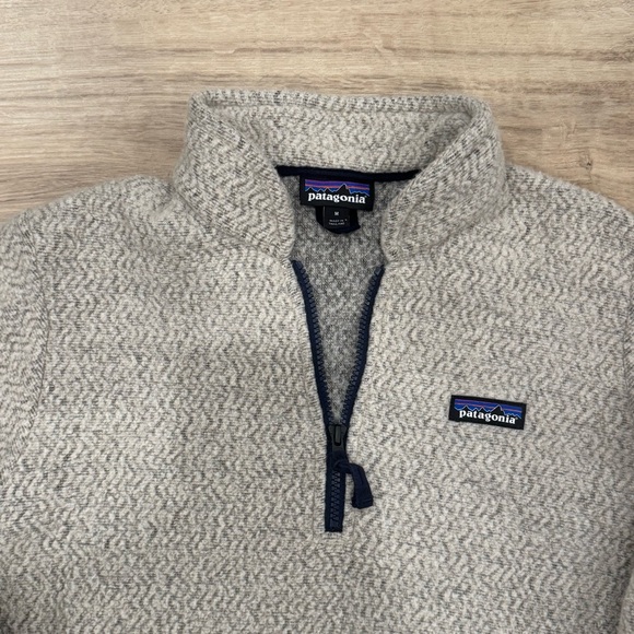 Patagonia Tan Woolyester Fleece Half-Zip Pullover - Picture 4 of 4